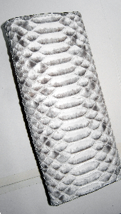white python cowhide wallet