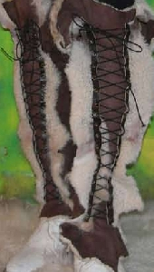 brown sheep fur accessory