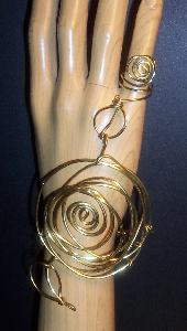 gold copper accessory