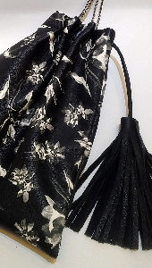 vintage drawstring bag