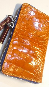 crocodile card coin bag